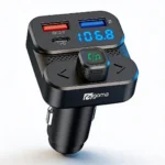 Cargador de Carro Transmisor Igoma Bluetooth Negro - Image 4