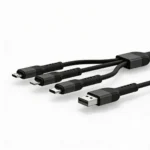 Cable Igoma Adaptador USBA - C y Lightning y Micro 1M Negro - Image 3