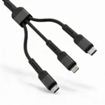 Cable Igoma Adaptador USBA - C y Lightning y Micro 1M Negro - Image 4