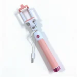 Selfie Stick con Conector 3.5 Aux Rosado