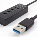 Cable Jaltech Adaptador 3.0 USB Hub 4 Puertos 5Gbps Negro - Image 3