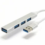 Cable Jaltech Hub USB A - USB A 4 en 1 Blanco
