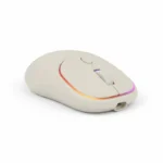 Mouse Inalambrico Bluetooth Blanco Led - Image 2