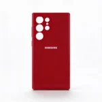 Estuche Samsung S23 Ultra Silicon Case Rojo