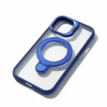 Estuche IPhone 15 Doble Soporte Azul Oscuro