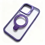 Estuche IPhone 16 Pro Max Doble Soporte Morado