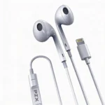 Audifonos Alambricos PZX Lightning Control de Volumen Blanco - Image 4