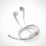 Audifonos Alambricos 3.5mm Control de Volumen Blanco